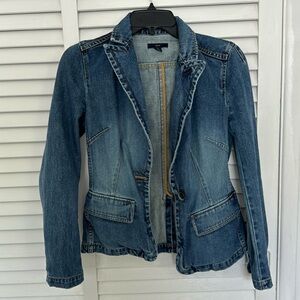 GAP Chic Denim Blazer Jacket